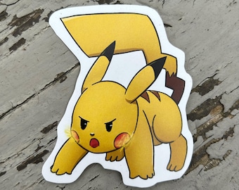 Pokemon Pikachu Sticker - Etsy