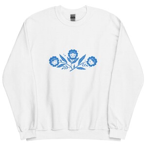 Corningware Cuties | Unisex Sweatshirt | Vintage Collector Anthropomorphic Pyrex Jadeite Flower Face Girl