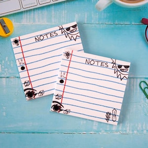 Doodle Line Paper Sticky Notes