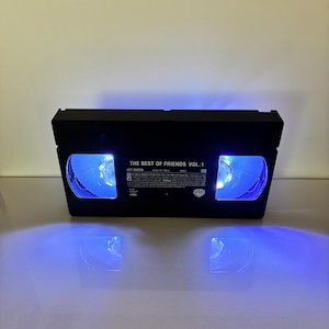VHS Tape Lights Various Movies and Light Options Custom Orders Retro Lamp Disney Lover Dorm Decor