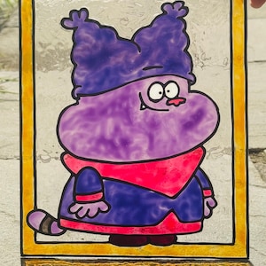 Chowder - Cartoon Netweok - Retro Cartoon - 8 x 10 Acrylic Faux Stained Glass - Window/Wall Art and Decor