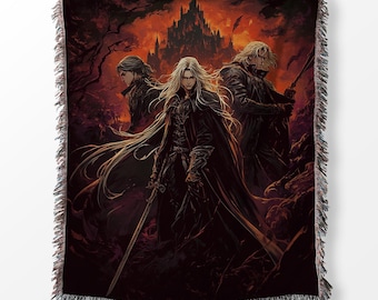 Alucard Castlevania Webdecke: Gothic Vampir Anime Überwurf