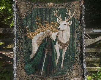 Von TOG inspirierte gewebte Decke: Fantasy Home Decor werfen