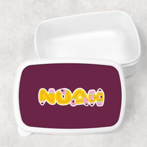 Lunchbox Name Decal Personalized Name Sticker For Kid Sticker For School Waterproof Name Sticker Daycare Label Back To School Sticker Kid