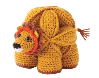 Crochet The Lion Puzzle Balls Pattern PDF E-Book | Baby toy doll