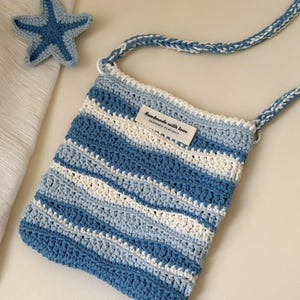 NO SEW Ocean Wave Phone Bag Crochet Pattern PDF | Full Video Tutorial | Digital Download