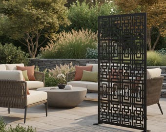 Contemporary Metal Wall Panel, Large Geometric Aluminum Art, Modern Interior Decor, Architectural Feature Piece