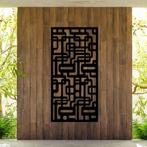 Large Metal Wall Art, Unique Abstract Metal Sculpture, Modern Home Decor for Living Room