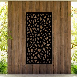 Modern Aluminum Privacy Panel, Metal Room Divider Screen, Indoor & Outdoor Decor, Stylish Privacy Partition