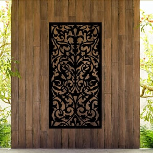 Aluminum Privacy Panel for Indoor & Outdoor Use, Metal Room Divider, Privacy Screen, Modern Room Decor