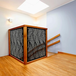 Metal Garden Art Panels, Mid-Century Privacy Screens, Outdoor Divider, Modern Screen, Garden Fence, Backyard Decor