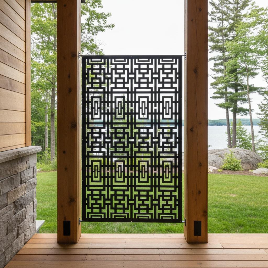Modern Railing Insert Panel, Aluminum Guard Screen, Balcony & Porch ...