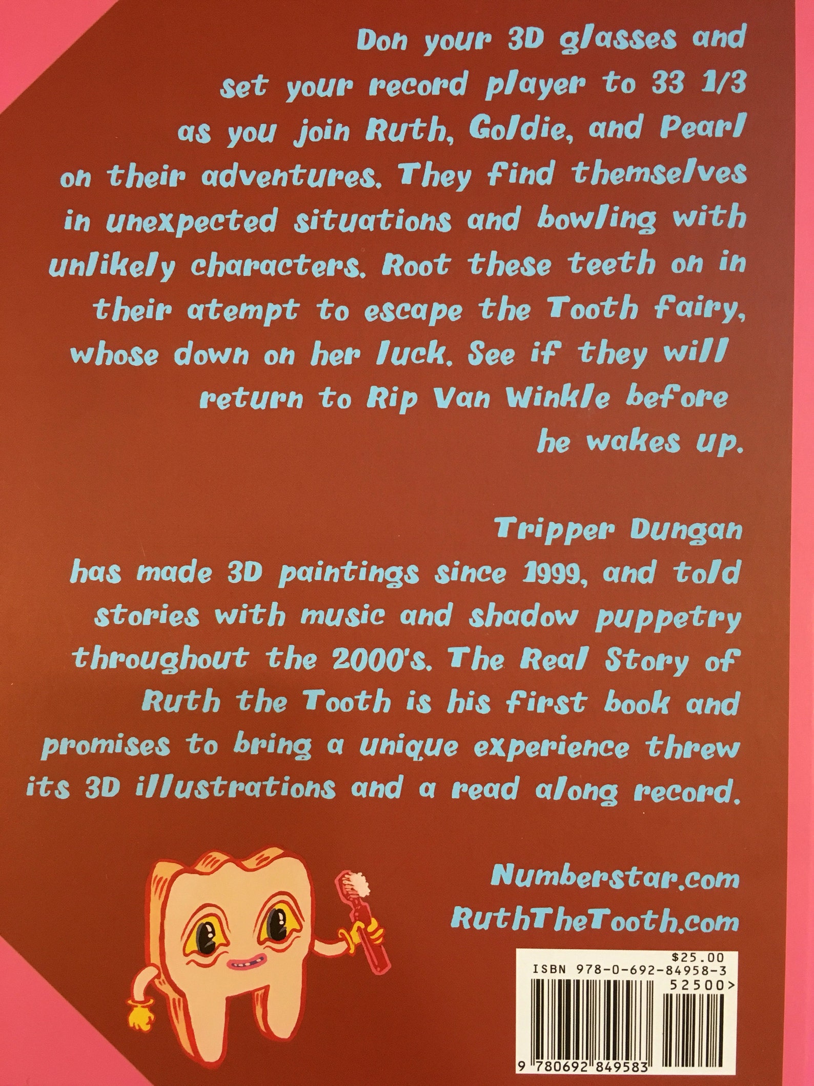 Mary Ruth Teeth The Real Story of Ruth the Tooth 3D Book and Record - Etsy