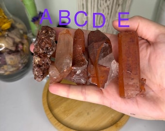 Red Quartz Points/Pieces