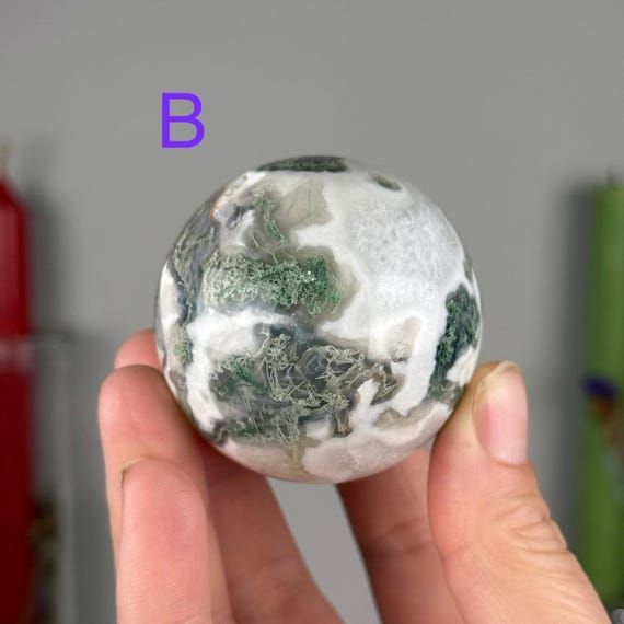 Moss Agate Spheres