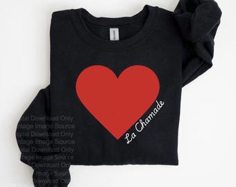 LA CHAMADE HERZ Png, Valentinstag Herz Png, Französischer Chic Png, Liebe Herz Png, Französisches Sprichwort Png, Kokett Valentinstag Png