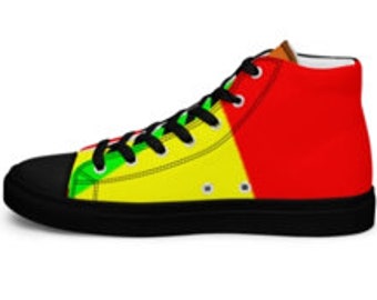 Unisex canvas hoge sneakers