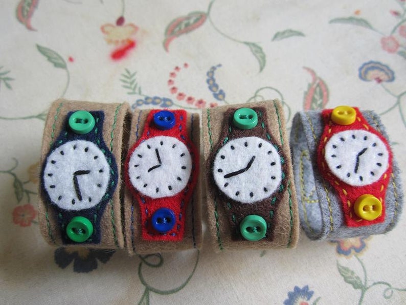 create your own custom bracelet or watch. soft play watch for baby, toddler or kid image 4