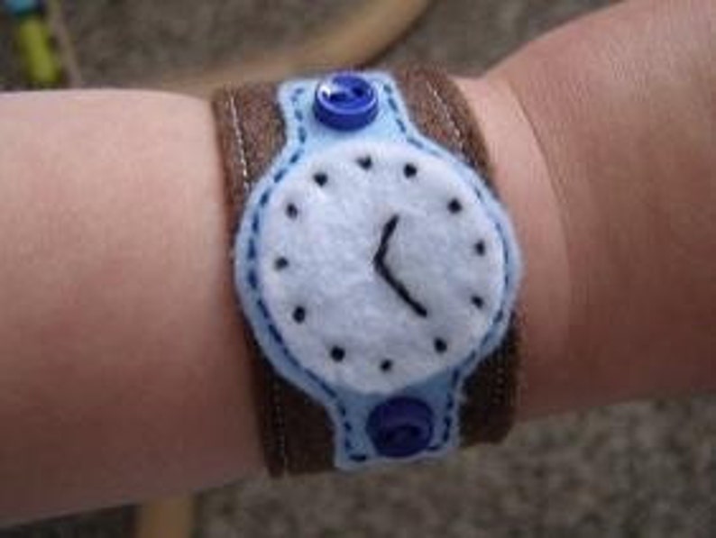 create your own custom bracelet or watch. soft play watch for baby, toddler or kid image 3
