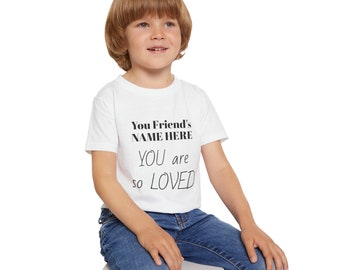 T-shirt en coton épais pour tout-petit Happy Birthday