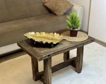 Farmhouse Oak Table, Reclaimed Wood Center Table, Rectangle Wood Coffee Table, Rustic Reclaimed Coffee Table,  Rustic Farmhouse Table