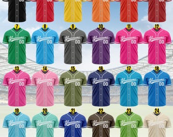 Personalized Team Name And Number Baseball Jersey,Custom Baseball Jersey Shirt, Baseball Jersey Uniform For Fans Baseball Lovers B1