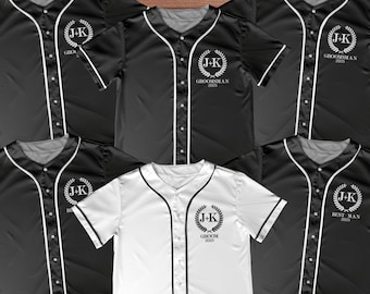 Groom & Groomsmen Jersey Shirts Custom Names And Numbers Jersey,Groomsmen Proposal,Bachelor Party Groomsmen Jersey,Best Man,Groom Shirts W3