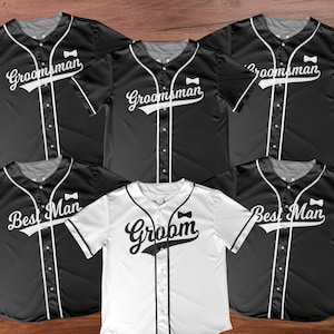Groom & Groomsmen Jersey Shirts Custom Names And Numbers Jersey,Groomsmen Proposal,Bachelor Party Groomsmen Jersey,Best Man,Groom Shirts W2