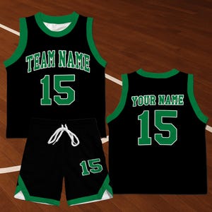 Personalized Kids Basketball Jersey,Custom Name Number Basketball Jersey,Kids Youth Birthday Jersey,Basketball Lover BK6 image 6