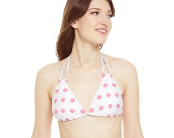 Ensemble de bikini à fleurs d'hibiscus