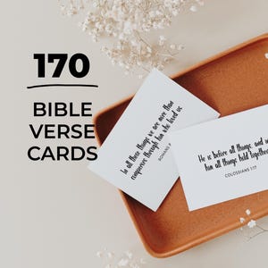 170 Cartões com Versículos Bíblicos | Cartão com Versículos Bíblicos | Orações para Imprimir | Cartões com Versículos Bíblicos Cristãos NVI | Download Digital