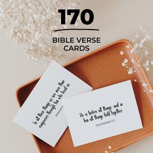 170 NIV Bibel-Vers-Karten: Druckbare Schrift-Karteikarten (Digitaler Download
