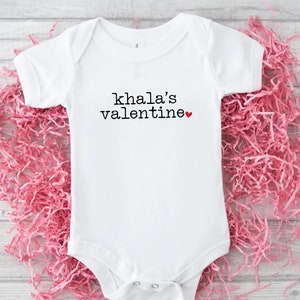Khala&#39;s Valentine Onesie, Khala&#39;s Bestie, Khala Gift, Pakistan Baby, Muslim Onesie, Muslim Baby Shower, Muslim Baby Gift, Islamic Baby Gift