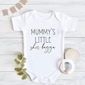 Sher Bagga Shirt, Mother&#39;s Day Gift, Desi Baby Gift, Indian Onesie, Desi Baby Shirt, Indian Gift, Punjabi Baby Shirt, Desi Gift Idea