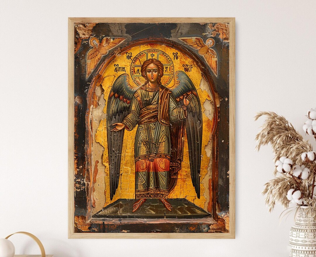 Holy Byzantine Icon Art Print - Traditional Christian Decor, Ideal Gift ...