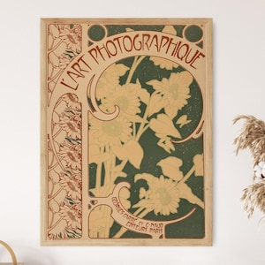 L’Art Photographique No. 10, L’Art Photographique cover, 1900, Alphonse Mucha Print