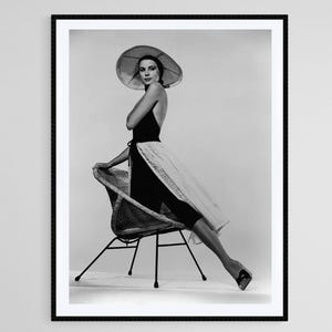 Princess Grace Kelly, 1950 Photograph Print, American Actress and Hollywood Star