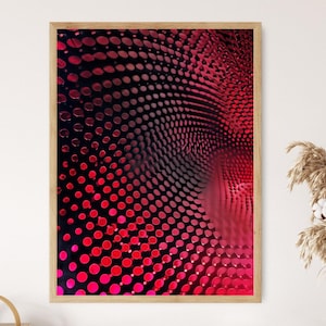Geometric Pattern Art Print, Colorful Contemporary Poster, Living Room Wall Art, Unique Birthday Gift