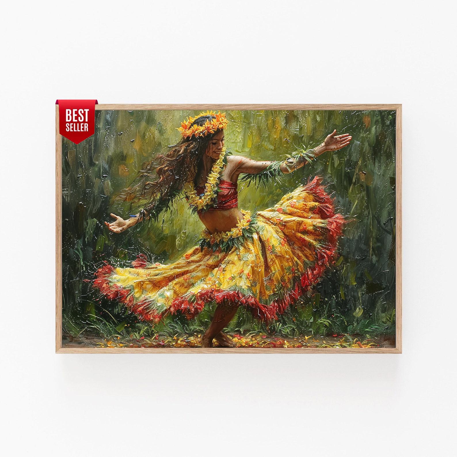 Hawaii hula painting - Etsy 日本