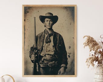 Billy the Kid Cowboy Western Trading Card 1963 Ringtons LTD West 