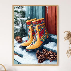 Bottes Vintage Couleur Bordeaux FARNESINA - Taille 35.5 (US 4) En Cuir Véritable - Style Genou Talon Haut