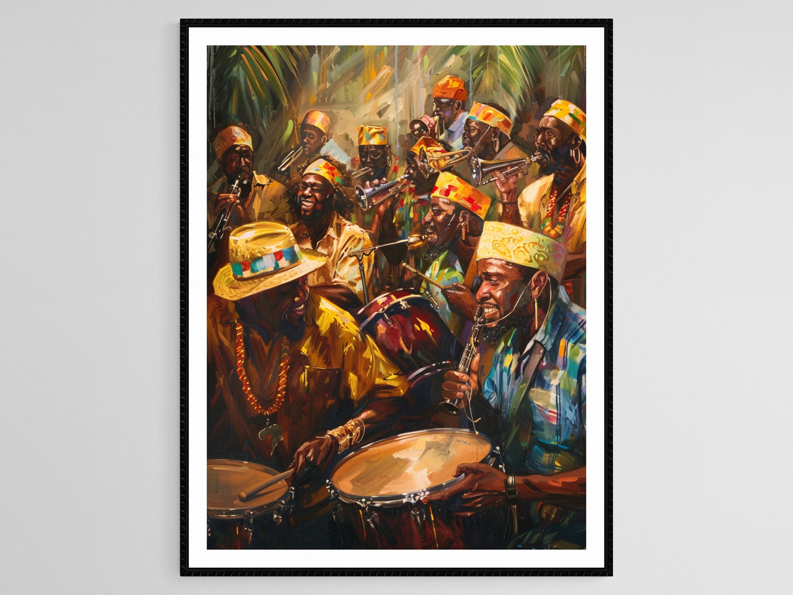 Steelpan Music Painting, Iconic Trinidad and Tobago Instrument - Etsy