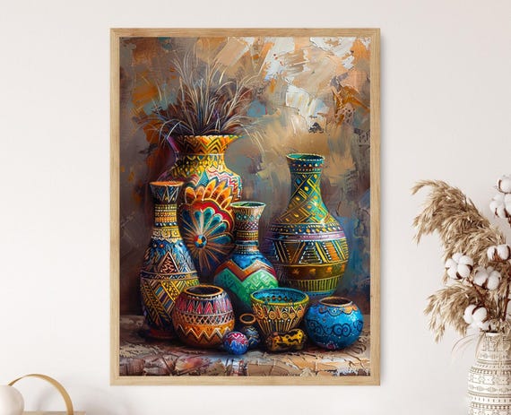 African Ceramic Vases African Pottery Arts Traditional, Contemporary