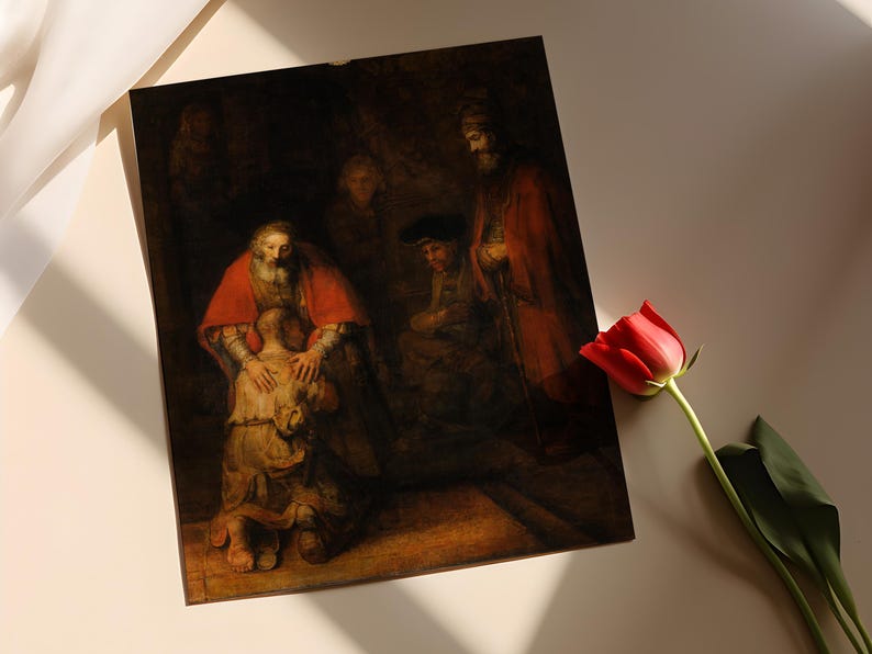 Rembrandt: the Return of the Prodigal Son Print - Religious Fine Art - Etsy
