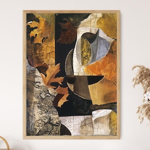 Cubism Fine Art Print - Contemporary Home Gallery Piece - Living Room Statement - Thoughtful Wedding Gift