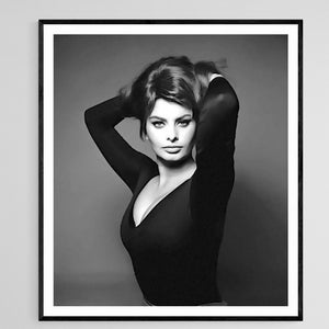 Sophia Loren Retro Photography, Timeless Hollywood Star, Wall Art Decor, Unique Gift