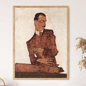 Arthur Roessler, 1910, Egon Schiele Art Print