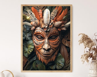 〈専用〉ニューギニア　プリミティブ•アート　 木製　彫刻　マスク　面 専用〉ニューギニア プリミティブ•アート 木製 彫刻 マスク 面 専用