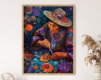 メキシコのデジタルアート、メキシコの絵画、ウイチョルアート、ウイ