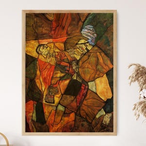 Agony, 1912, Egon Schiele Art Print